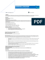 CV of Hasmukh Chauhan RF Optimization Specialist NR LTE VoLTE 2G