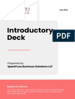 SparkFuse Business Solutions Introduction Deck