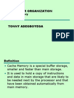 Computer Organization: Cache Memory