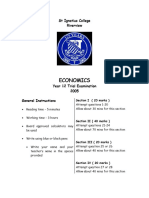 2005 Economics - Riverview Trial Without Solutions