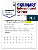 GAT Mock Exam - Version 1