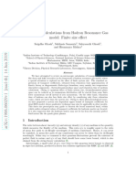 Viscosity Calculations From Hadron Resonance Gas Model: Finite Size Effect