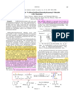 The Reaction of N - (Phenylsulfonyl) Benzohydrazonoyl Chloride With Enamines