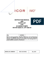 IMO - Instruction Manual & Part List For 3E Series Pump