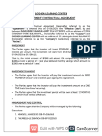 Investment Agreement Form