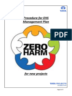 Procedure For EHS Management Plan For New Projects R0