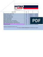 Cotizaciones Nutroline 2