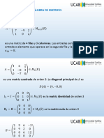 Álgebra de Matrices