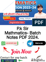 Mathematic - Complete (2024) Notes by Khan Sir #Sunny