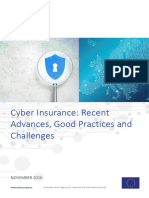 2016 ENISA Cyber Insurance - Recent Advances - Good Practices and Challenges