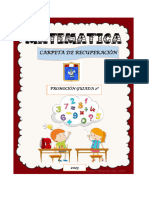 Carpeta de Promocion Guiada - Matemática PDF