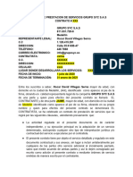 Modelo Contrato Prestacion de Servicios