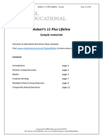 11 Plus Lifeline Official Sample Papers