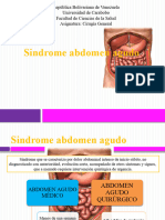 Síndrome Abdomen Agudo