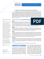 Cancer Risks For PMS2-Associated Lynch Syndrome