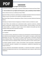 Cuestionario Virtual Ley Orgánica y de Presupuesto.