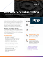 Web App Pen Test Datasheet