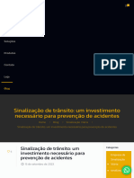 Sinalização de Trânsito: Um Investimento Necessário para Prevenção de Acidentes