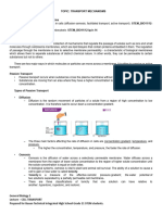 Handout Cell Transport