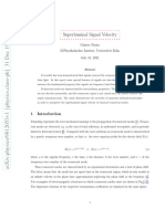 Superluminal Signal Velocity