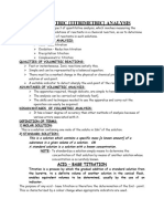 SS 2 Volumetric Analysis