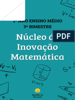 Núcleo de Inovação Matemática 1º Ano 3º Bimestre Ensino Médio