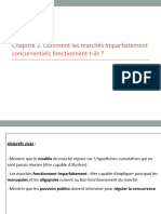 Chapitre 2.comment Les Marchés Imparfaitement Concurrentiels Fonctionnent-T-Ils