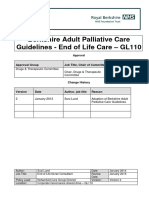 Berkshire Adult Palliative Care Guidelines - 3 - End of Life Care - GL110