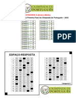 Gabarito Categoria A 1a Fase