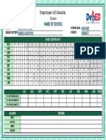 DESIGN - B - Learners Individual Record (BACK)