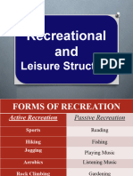 HOPE IV Scope and Classification of Recreational Activities