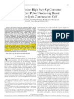 Highly Efficient High Step-Up Converter For Fuel-Cell Power Processing Based On Three-State Commutation Cell