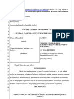 Partition Complaint