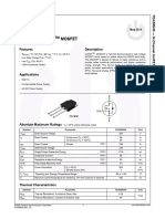 Fda59N30: N-Channel Unifet Mosfet