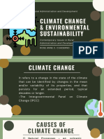 PA 308 - Climate Change and Envionmental Sustainability