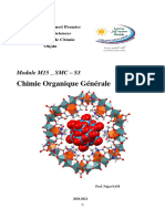 Cours de Chimie Organique Générale 2020