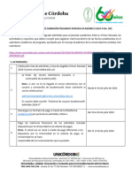 Circular Proceso de Admisión Pregrado Periodo Académico 2024-Ii Primer Llamado