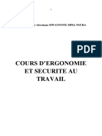 COURS ERGONOMIE 2023 Prof. Dr. MWANTOTE