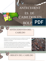 Antecedentes de Cabildos en Bolivia