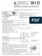 0601 - 001 - 0 - Rev7 Use and Maintenance Manual For Rotary Level Indicator Series Pfg05 & Pfg57-5