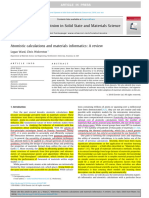 Atomistic Calculations and Materials Informatics - A Review-article-review-NA