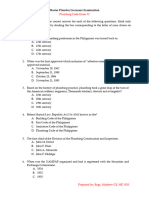 Question Plumbing Code Exam #2