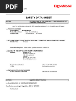 MSDS Grease Mobilux EP 0