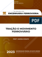 Engenharia Ferroviária: Tração e Movimento Ferroviário