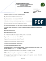 Química I - 3ero. - Matutino