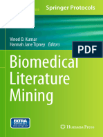 Biomedical Literature Mining: Vinod D. Kumar Hannah Jane Tipney Editors