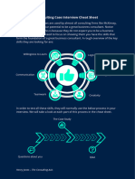 Consulting Case Interview Cheat Sheet