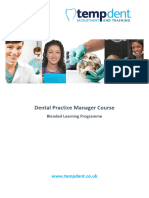 Dental Practice Manager Apprenticeship