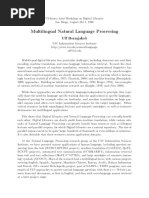 Multilingual Natural Language Processing