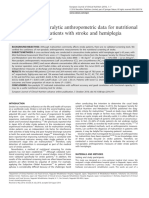 2016 - Nishioka - Accuracy of Non-Paralytic Anthropometric Data For Nutritional Screening in Older Patients With Stroke Hemiplegia